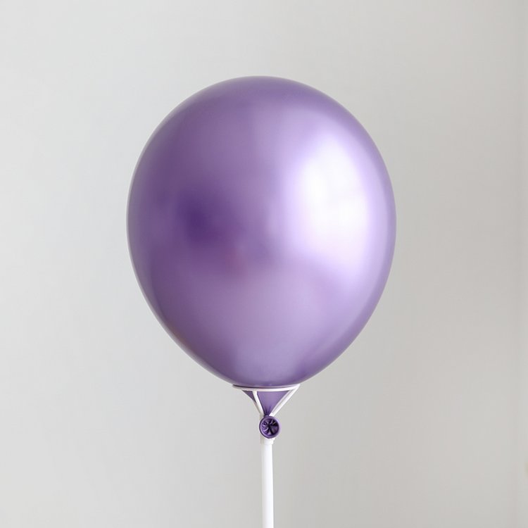 Round Metallic Chrome Balloons 12inch 2.8g Plain Purple Latex Balloons Birthday Wedding Party Supplies Decorations