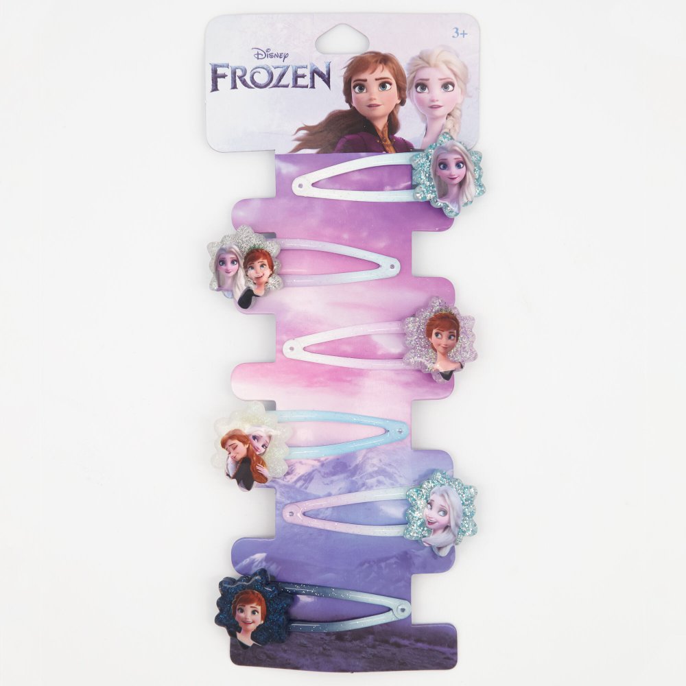Disney Frozen Resin Snap Hair Clips 6 Pack YT7708