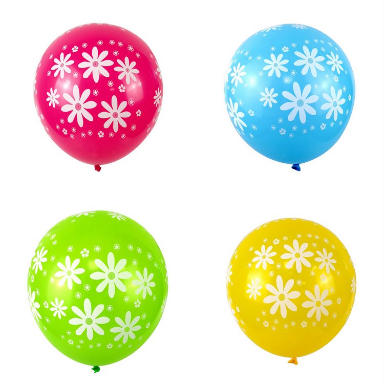 Round Latex Balloons 10inch Flower Balloons Inflated Balloons Wedding Valentines Birthday Party Supplies Decorations