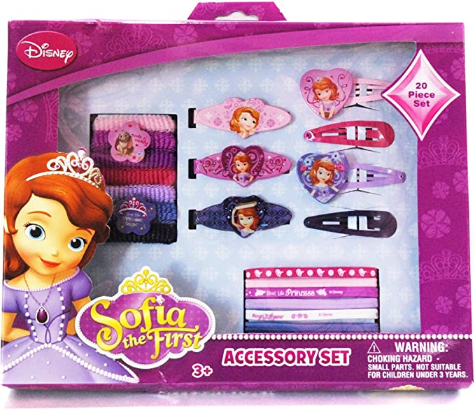 Disney Princess Sofia Hair Accessories 20 Pieces Set