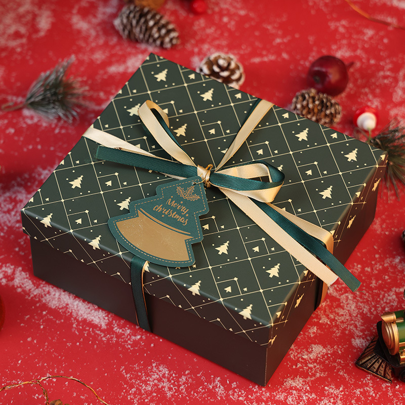 Christmas Gift Box Set (Flip Santa Packaging Box + Gift Bag) YT8416