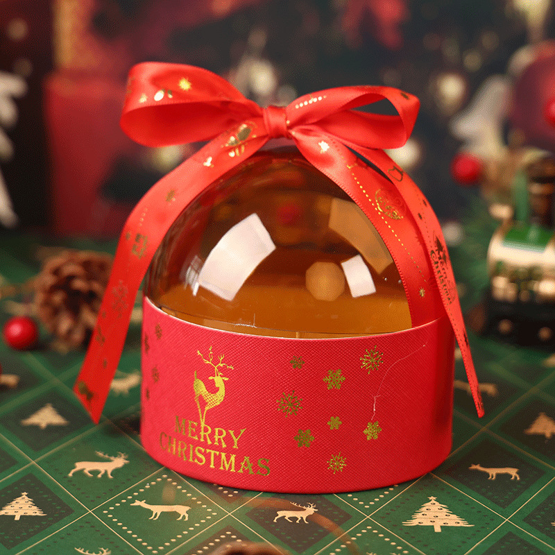 Christmas Gift Box Set Santa Apple Packaging Box + Gift Bag YT8414