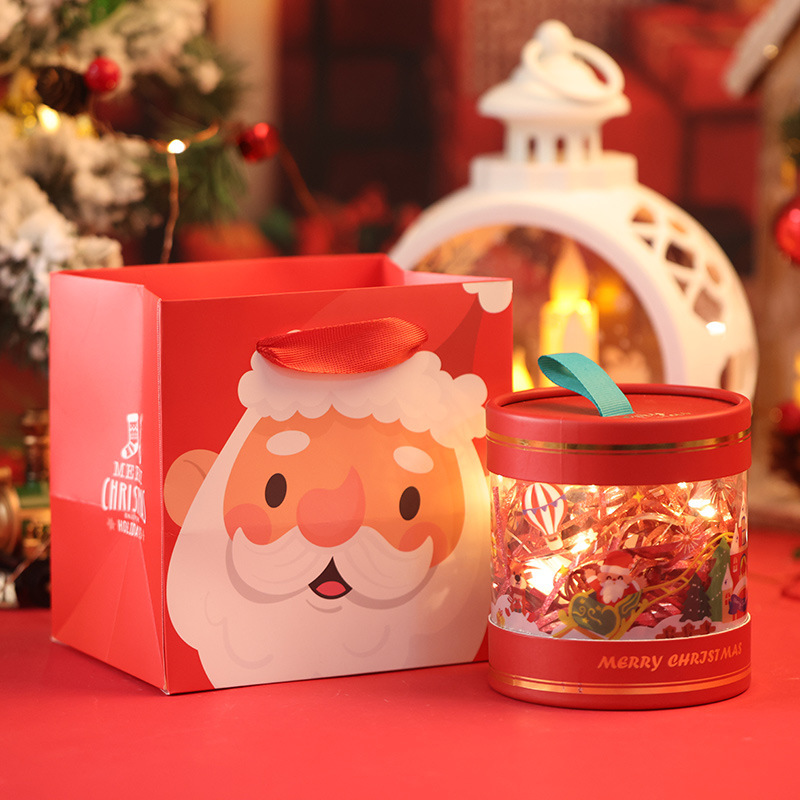 Christmas Santa Candy Box Set (PVC box + Paper Bag) YT8412